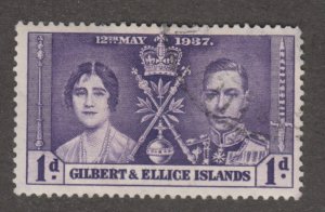 Gilbert & Ellice Islands 37 Coronation Issue 1937