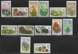 Falkland Islands 210-222 Flora and Fauna set MNH (sch)