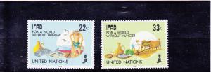 United Nations - New York  Scott#  519-520  MNH