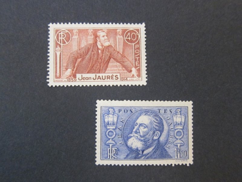 France 1936 Sc 313-4 set MH