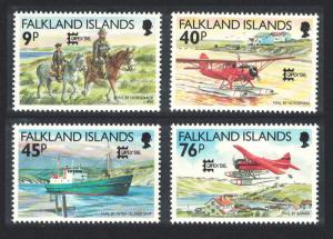 Falkland Is. 'CAPEX '96' International Stamp Exhibition Mail Transport 4v