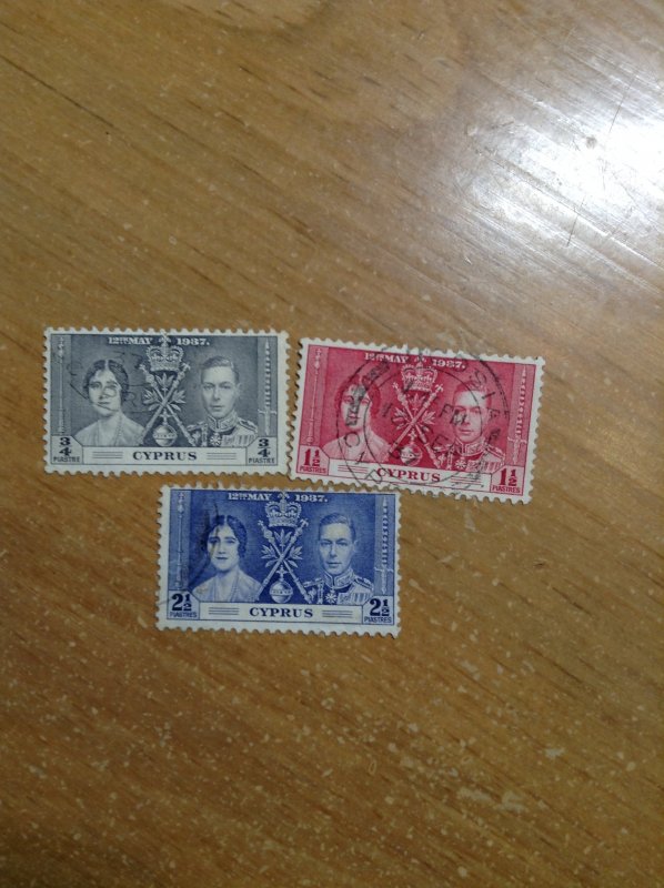 Cyprus  # 140-42  Used