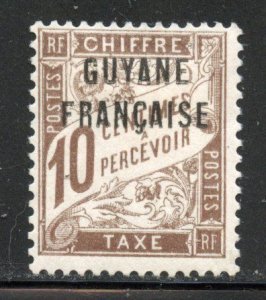 French Guiana # J2, Mint Hinge Remain.