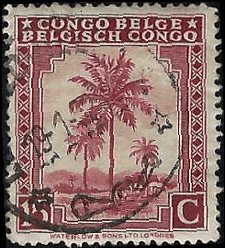 BELGIAN CONGO   #189 USED (3)