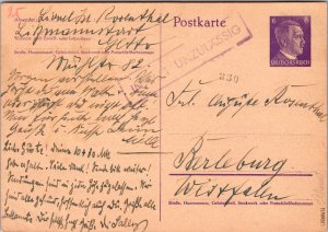 1941 Litzmannstadt Germany Jewish Ghetto Letter postcard Cover to Barleburg