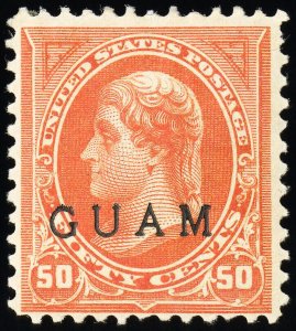 Guam Stamps # 11 MLH F-VF Scott Value $350.00