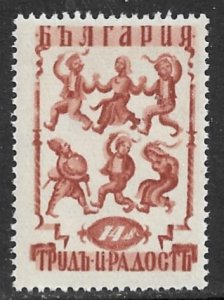 BULGARIA 1942 14L National Work and Joy Movement Issue Sc 413 MNH