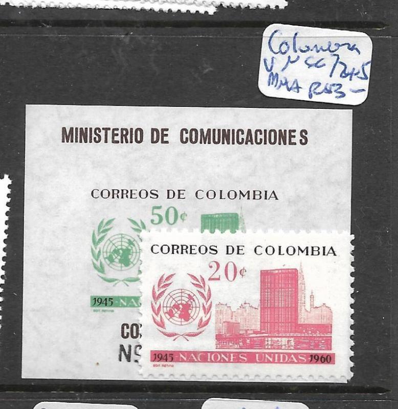 COLOMBIA  (PP1804B)  UN  SC C724-5  MNH