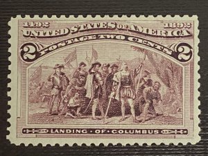 US Stamps-SC# 231 -  Columbus  - MHR - CV $12.50 