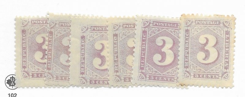 Liberia #26 MH - CAT VALUE $2.00ea PICK ONE