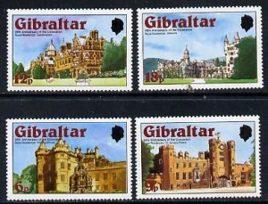 GIBRALTAR - 1978 - Coronation, 25th Anniv - Perf 4v Set - Mint Never Hinged