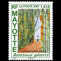 MAYOTTE 2007 - Scott# 233 Bamboos Set of 1 NH