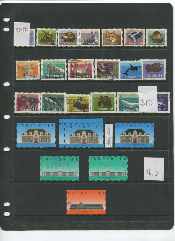 Canada Collection from 1870 to 1976 M/U Cat. Value $675