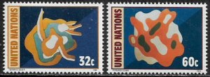 United Nations #672-3 MNH Set - Paintings