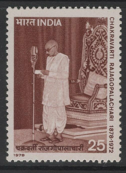 INDIA SG904 1978 CHAKRAVATI RAJAGOPALACHARI MNH