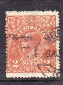 Australia-Sc#27- id7-used 2p brown orange-KGV-1920-