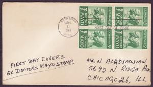 1251 Mayo Doctors block uncacheted FDC