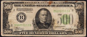 U.S.  $500 FRN 1934,  F++ (63023)