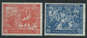Germany, DDR  Scott 10NB4-10NB5  Complete