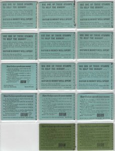 GB Booklets DT1-14 50p stitched booklets complete set of 14