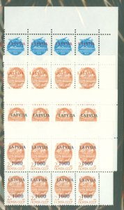 Latvia #308-311  Multiple