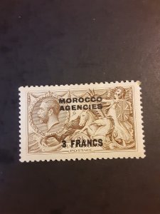 Great Britain (Offices In Morocco:French Currency) #410            MH