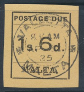 Malta SG D10  SC# J10 Postage Due typeset by Government Printing Office see s...