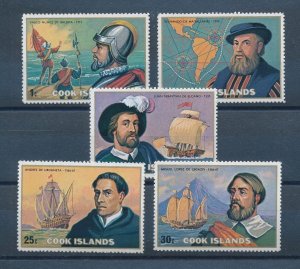 [114328] Cook Islands 1975 Sailing ships explorers voyagers  MNH