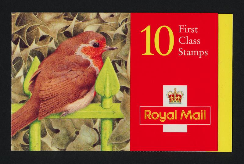 Great Britain 1635 Booklet BK805 MNH Christmas, Bird, Robin