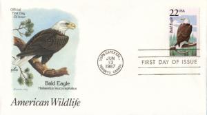 #2309 Bald Eagle Artcraft FDC