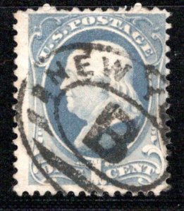 United States Scott 134A, used