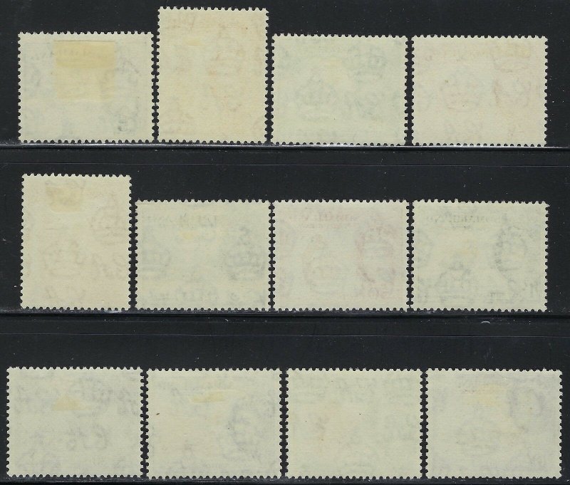 Somaliland Protectorate Scott 128-139 Mint Hinged - Hinge Remnants