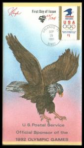 #2539 Olympic Rings Pugh FDC