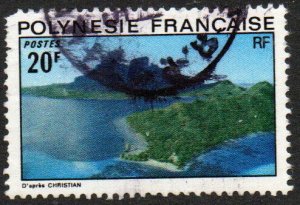 French Polynesia Sc #283 Used