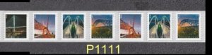 PNC7 25c Bridges First Class Presort P1111 4 Digit BN 5808-5811, US #5811a MNH