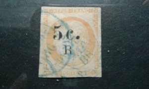 Reunion #6 used blue cancel e202 6980