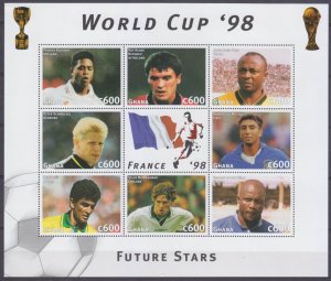 1997 Ghana 2586-2593KL 1998 FIFA World Cup in France 7,00 €