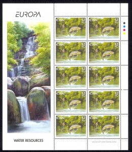 Ireland Sc# 1311 MNH Pane/10 2001 Europa