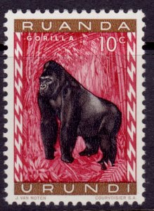 Ruanda-Urundi, 1959, Fauna - Gorilla, 10c, MNH**