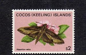 Cocos (Keelig) Islands Scott 101 Butterfly VF MNH