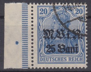 German Occ. Romania 1917 Sc#3N6 VAR Mi#6 a better shade used signed BPP (DR1872)