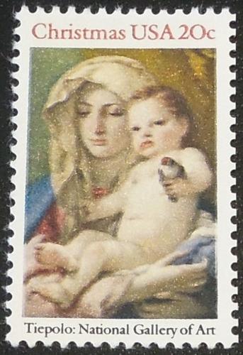 1982 20c Christmas Madonna and Child Scott 2026 Mint NH