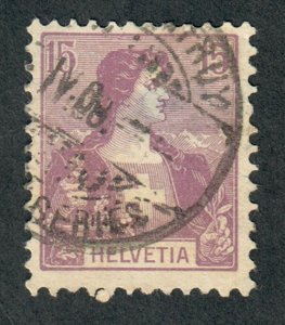 Switzerland #131 used single