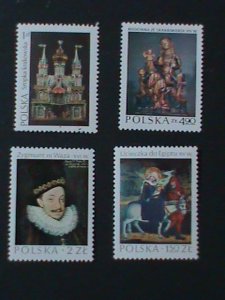 ​POLAND-SC#2066-9 MASTERPIECES OF POLISH ARTS-PAINTINGS MNH VF COMPLETE SET