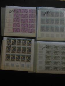 FRENCH ANDORRA : Very clean grouping of all VF MNH Cplt sets. Scott Cat