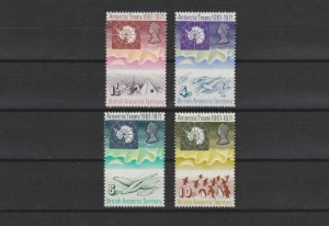 BRITISH ANTARCTIC TERRITORY 1971 SG 38/41 MNH