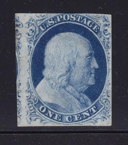 9 VF unused ( mint no gum ) with nice color cv $ 275 ! see pic !