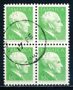 Jamaica #654 Block of 4 Used