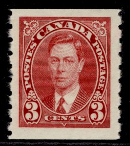 CANADA GVI SG370, 3c scarlet, M MINT. Cat £35.