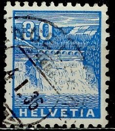 Switzerland 1934: Sc. # 225; O/Used Single Stamp